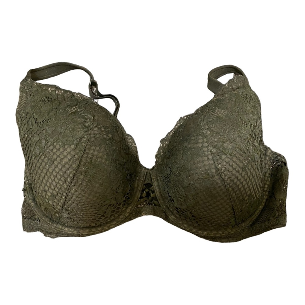 La SENZA Olive Lace Bra 34DD Gently Used